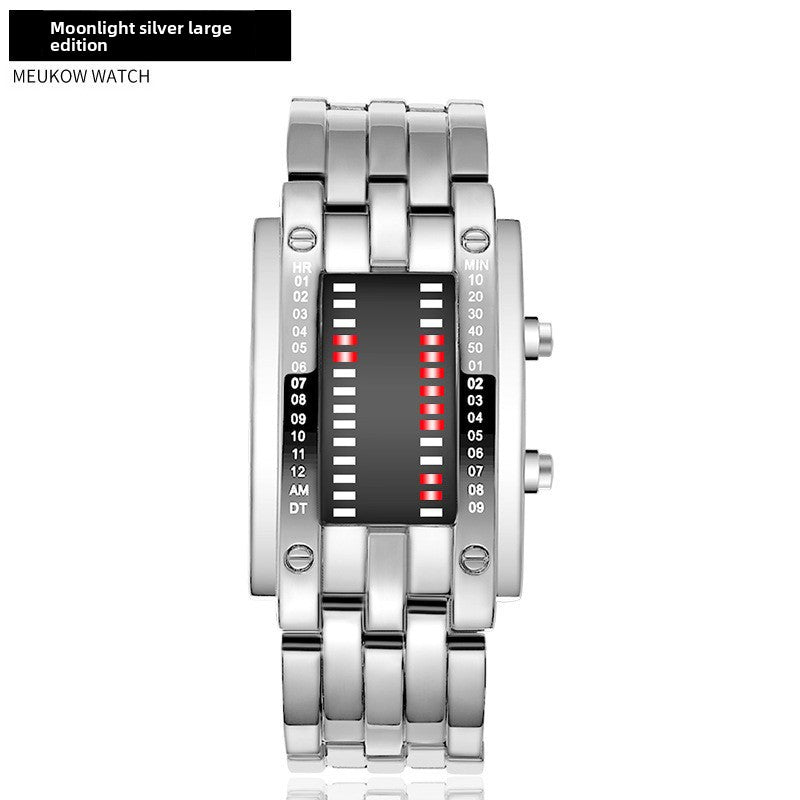 Digital Dual-Line Wrist Watch