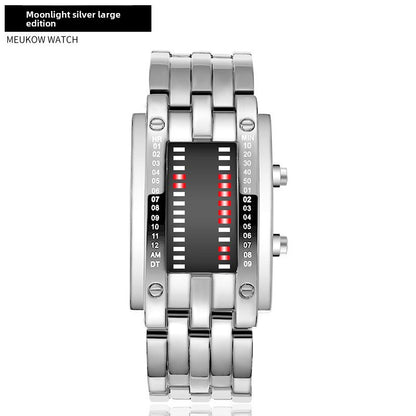 Digital Dual-Line Wrist Watch