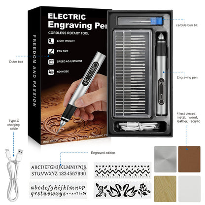 Electric Engraving Grinding Pen with Lithium Battery