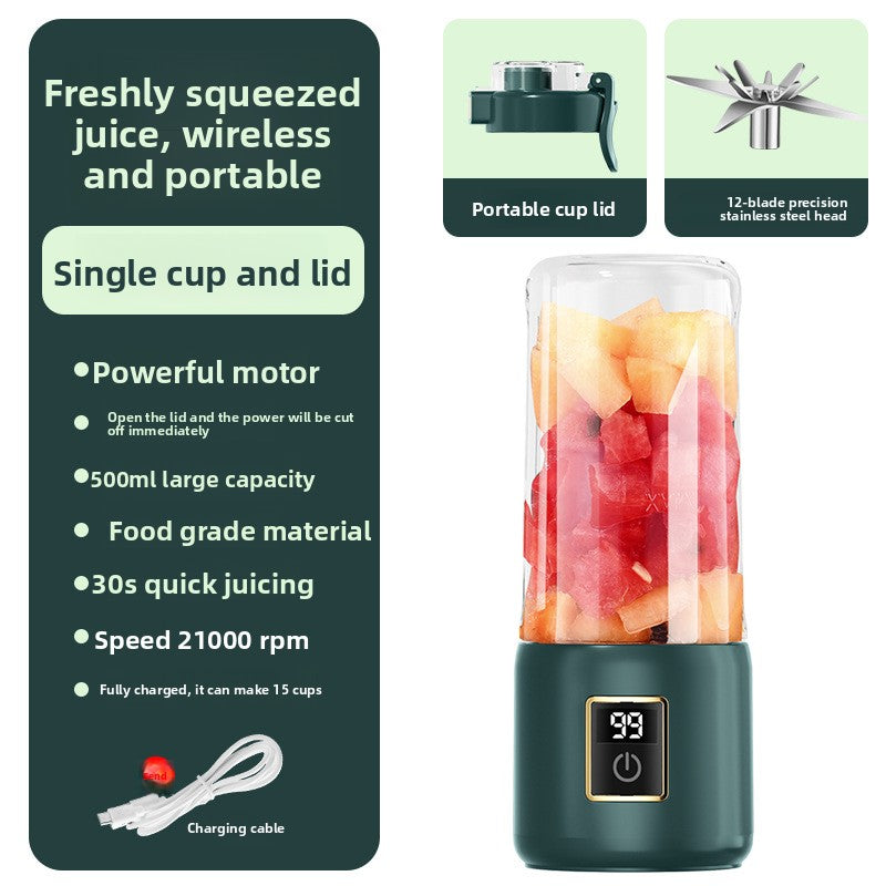 Household Silent Juicer with Digital Display