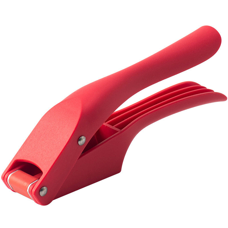 two-in-one kitchen garlic press cutting garlic slices