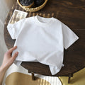 Childrens Pure Cotton Short Sleeve Tshirt