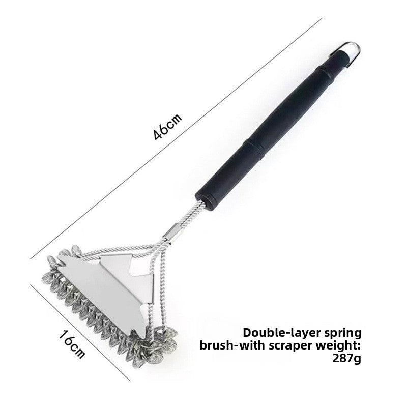BBQ Grill Cleaning Brush Set Wire Brush with Scraper
