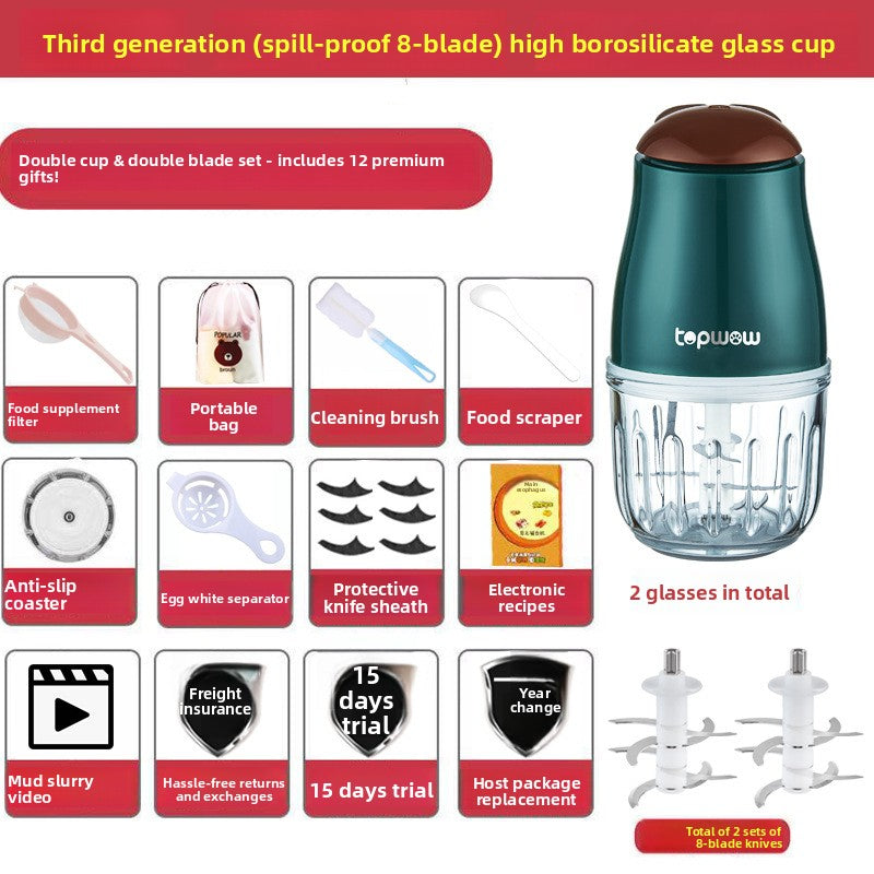 Multifunctional Baby Food Supplement Grinder and Blender