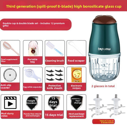 Multifunctional Baby Food Supplement Grinder and Blender