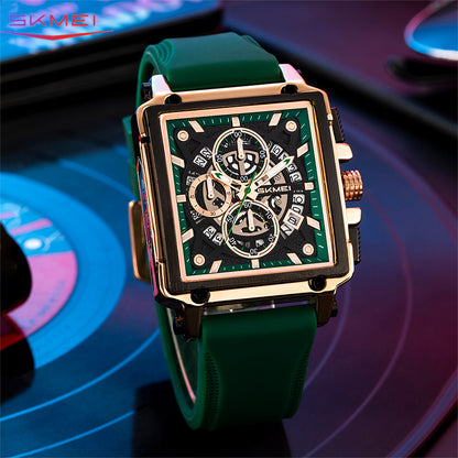 Square Mens Quartz Watch