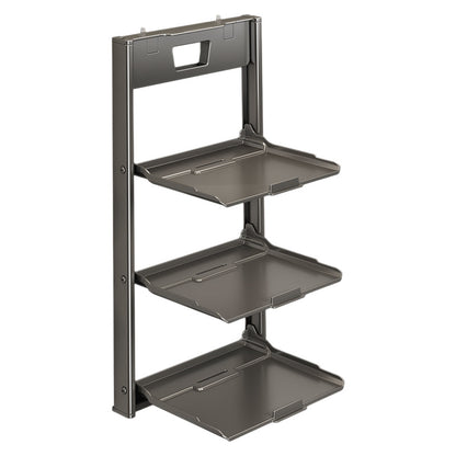 Foldable Suction Cup Kitchen Storage Rack