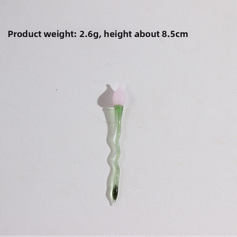 Handmade Glass Simulation Flower Decoration