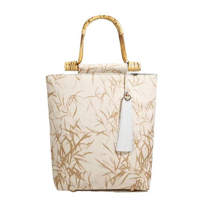 Retro Chinese Style Bamboo Handbag