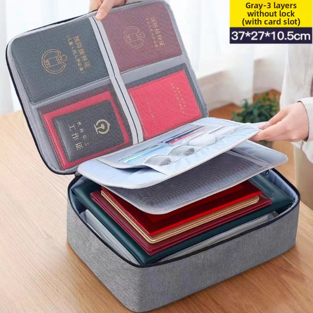 Multi-layer Document Storage Bag