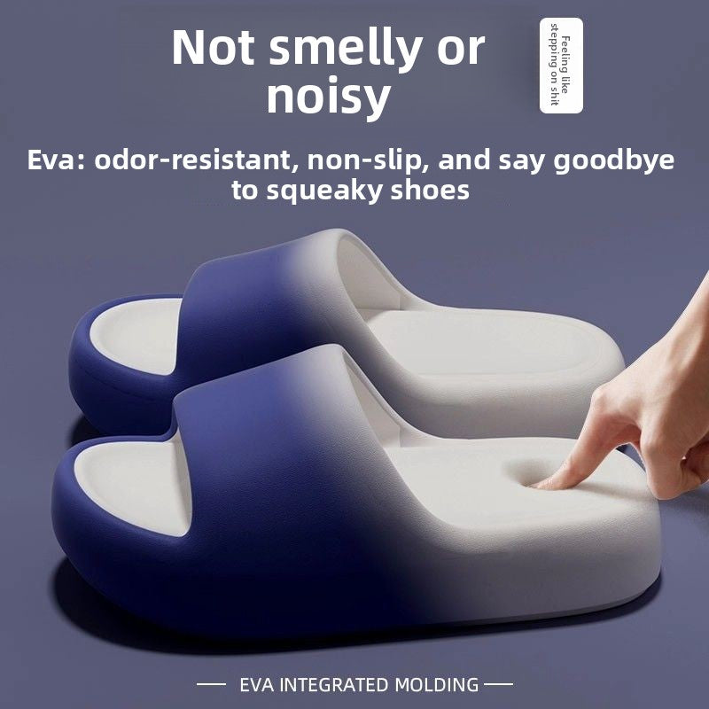 Gradient Color Anti-Slip Thick-Soled EVA Slippers