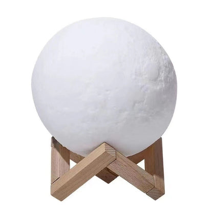 Creative Moon Starry Sky Night Light Touch Control Rechargeable