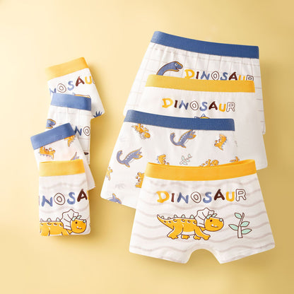 Boys Cotton Boxer Shorts Seamless Underwear