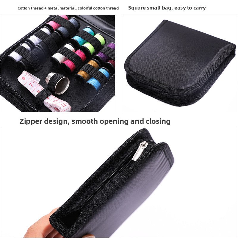 Portable Sewing Kit Box with Complete Tools
