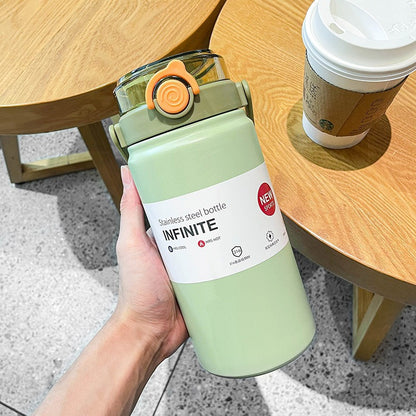 Double Handle Stainless Steel Insulated Water Bottle