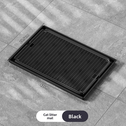 Stainless Steel Cat Litter Box with Anti-Splash Cover