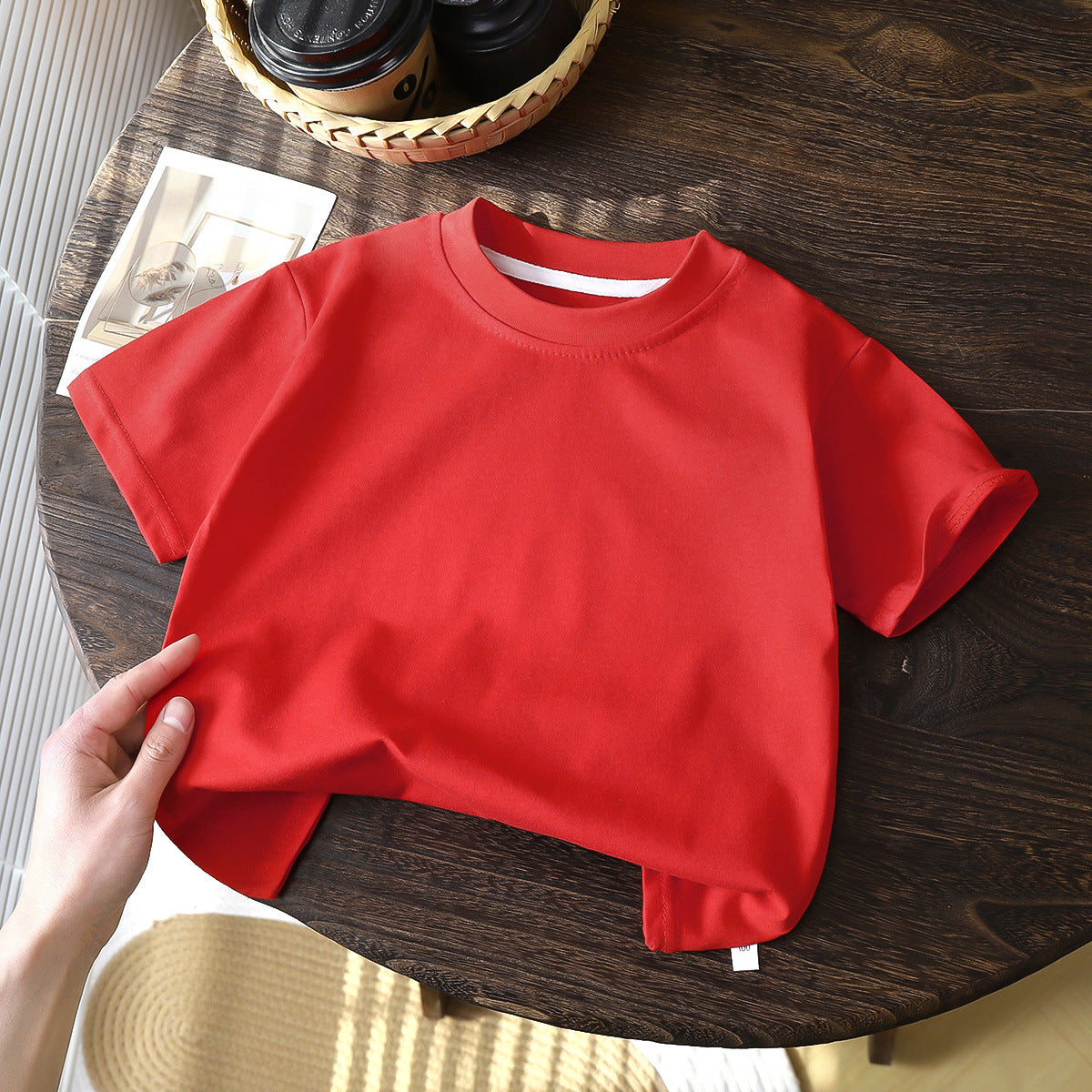 Childrens Pure Cotton Short Sleeve Tshirt