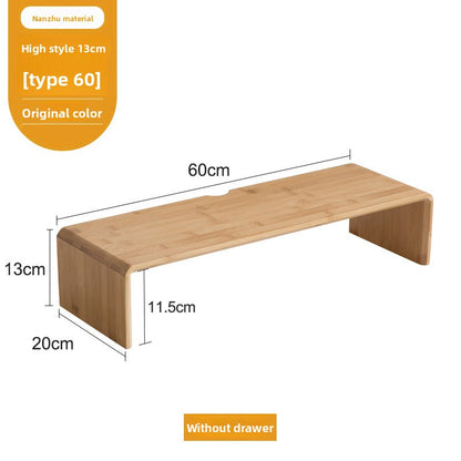Bamboo Computer Monitor Riser