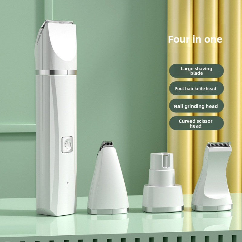 Four-In-One Electric Pet Grooming Tool