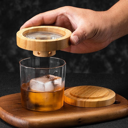 Wood Cocktail Smoker Whiskey Infusion Tool