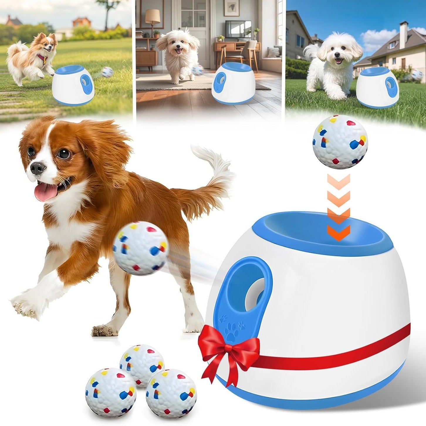 Adjustable Automatic Dog Ball Launcher