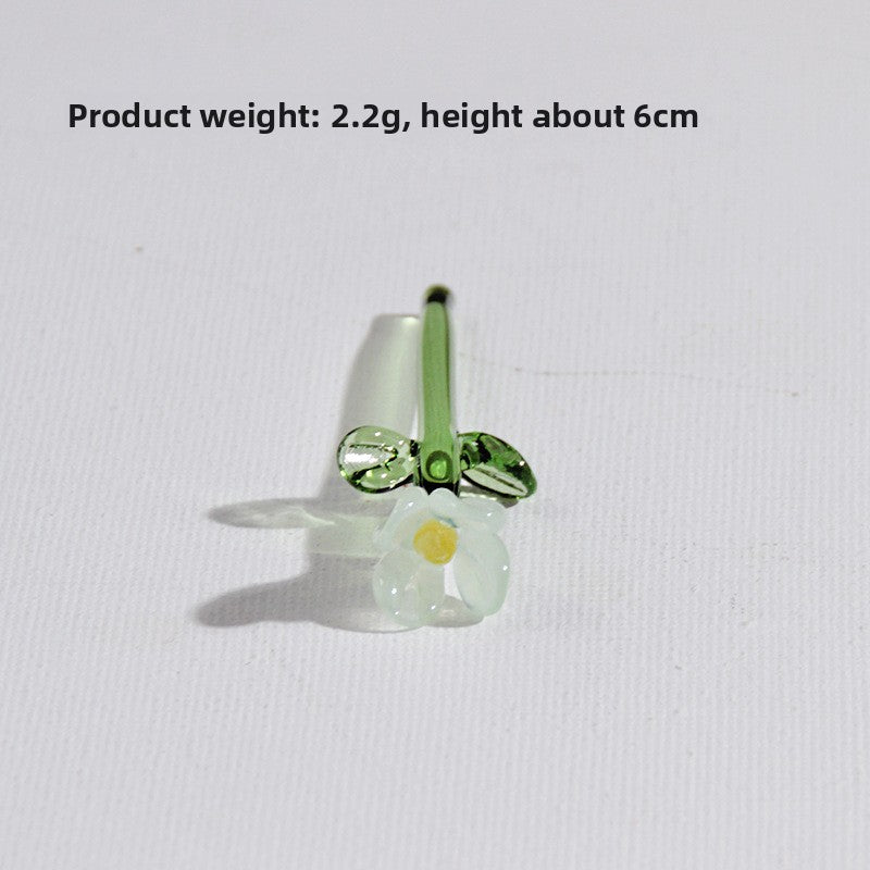Handmade Glass Simulation Flower Decoration