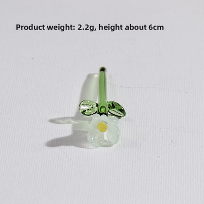 Handmade Glass Simulation Flower Decoration