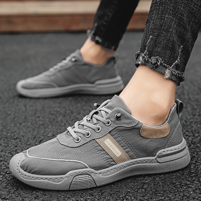 Mens Breathable Slip-On Canvas Sneakers
