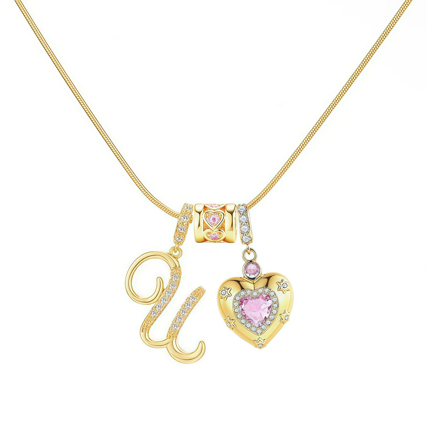 Letter Pendant Necklace