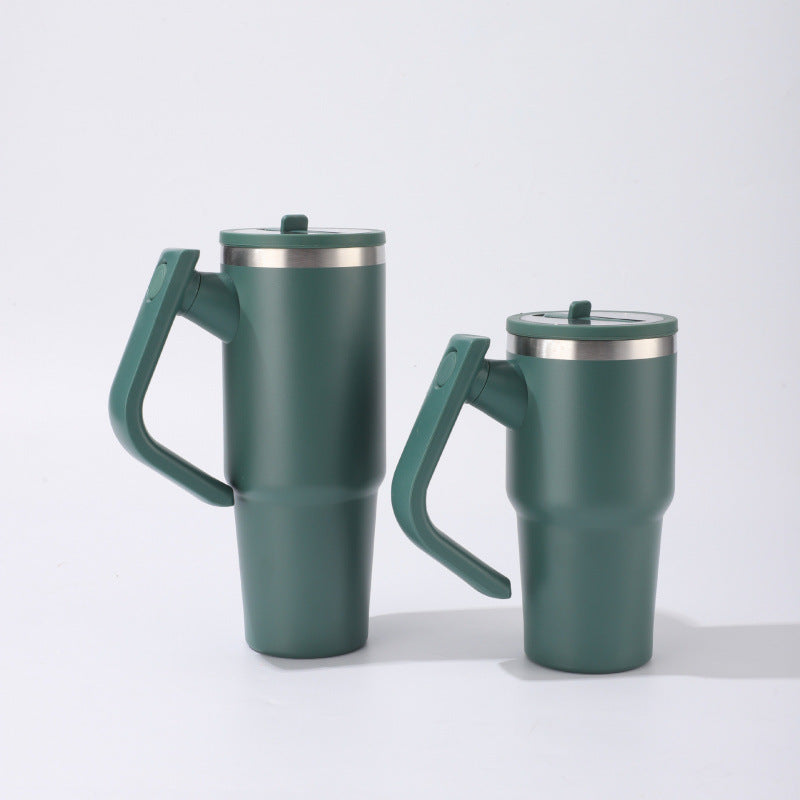 Stainless Steel Vacuum Insulated Thermos with Rotating Handle