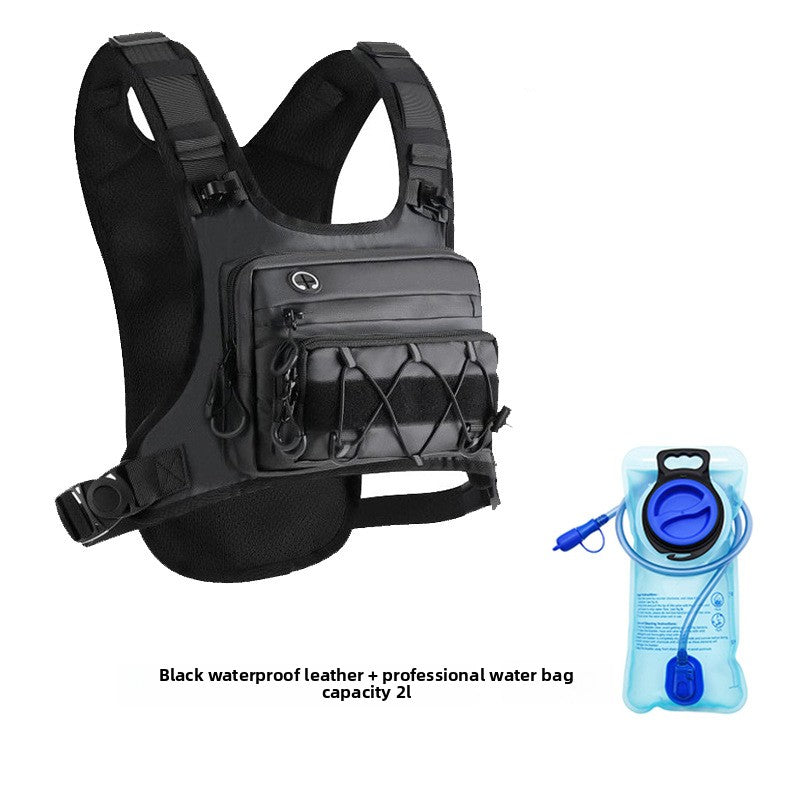 Multi-Functional Tactical Chest Bag with Hydration Pack