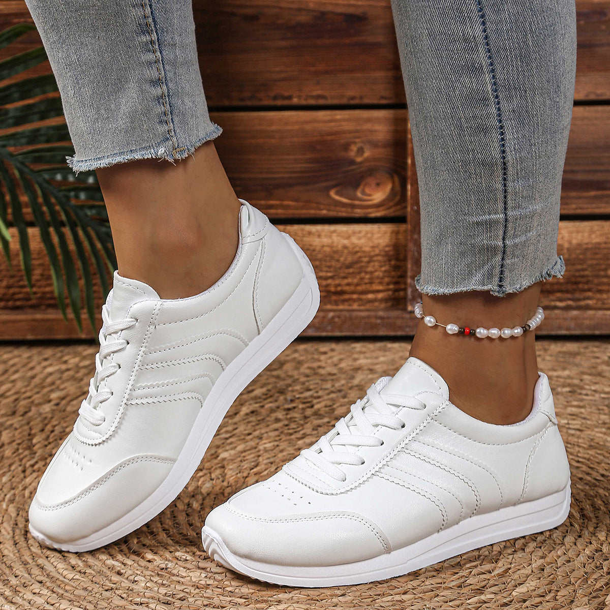 White Shoes Soft Sole All-match Shoes Women&