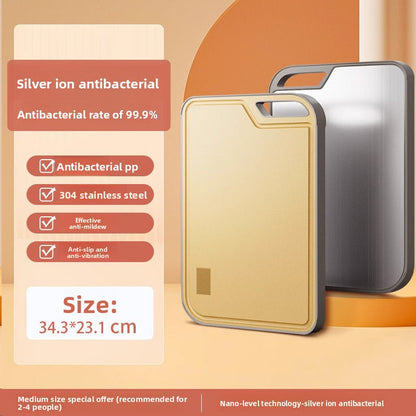 Antibacterial Kitchen Cutting Board with Stainless Steel