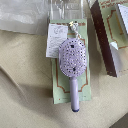 Electric Hair Comb with Oil Spray and Massage Function