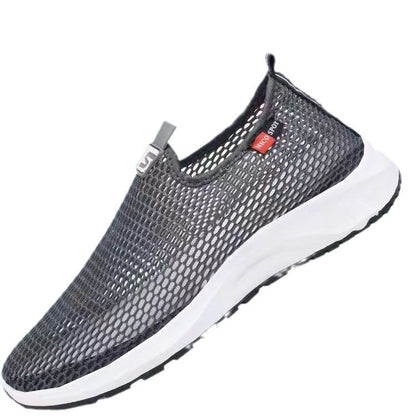 Mens Breathable Mesh Slip-On Loafers