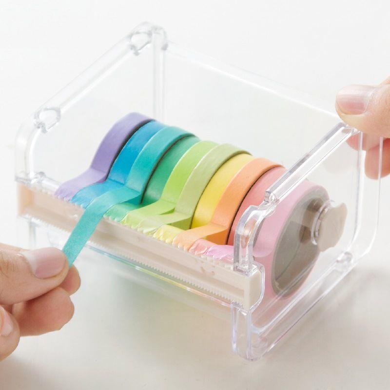 Multi-use tape holder tape cutter