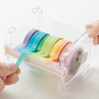 Multi-use tape holder tape cutter