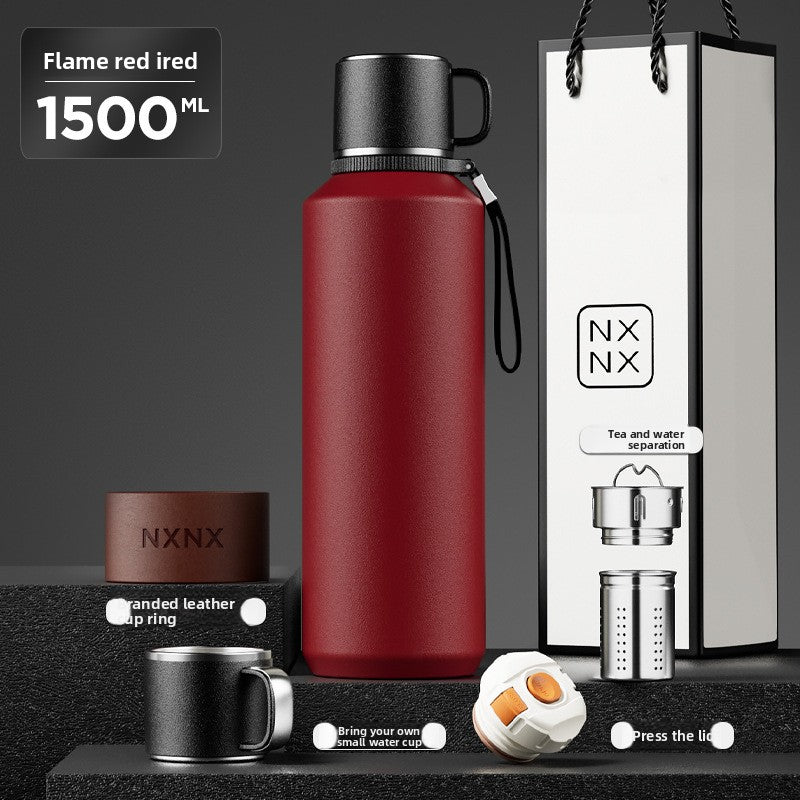 Stainless Steel Thermos Cup with Handle