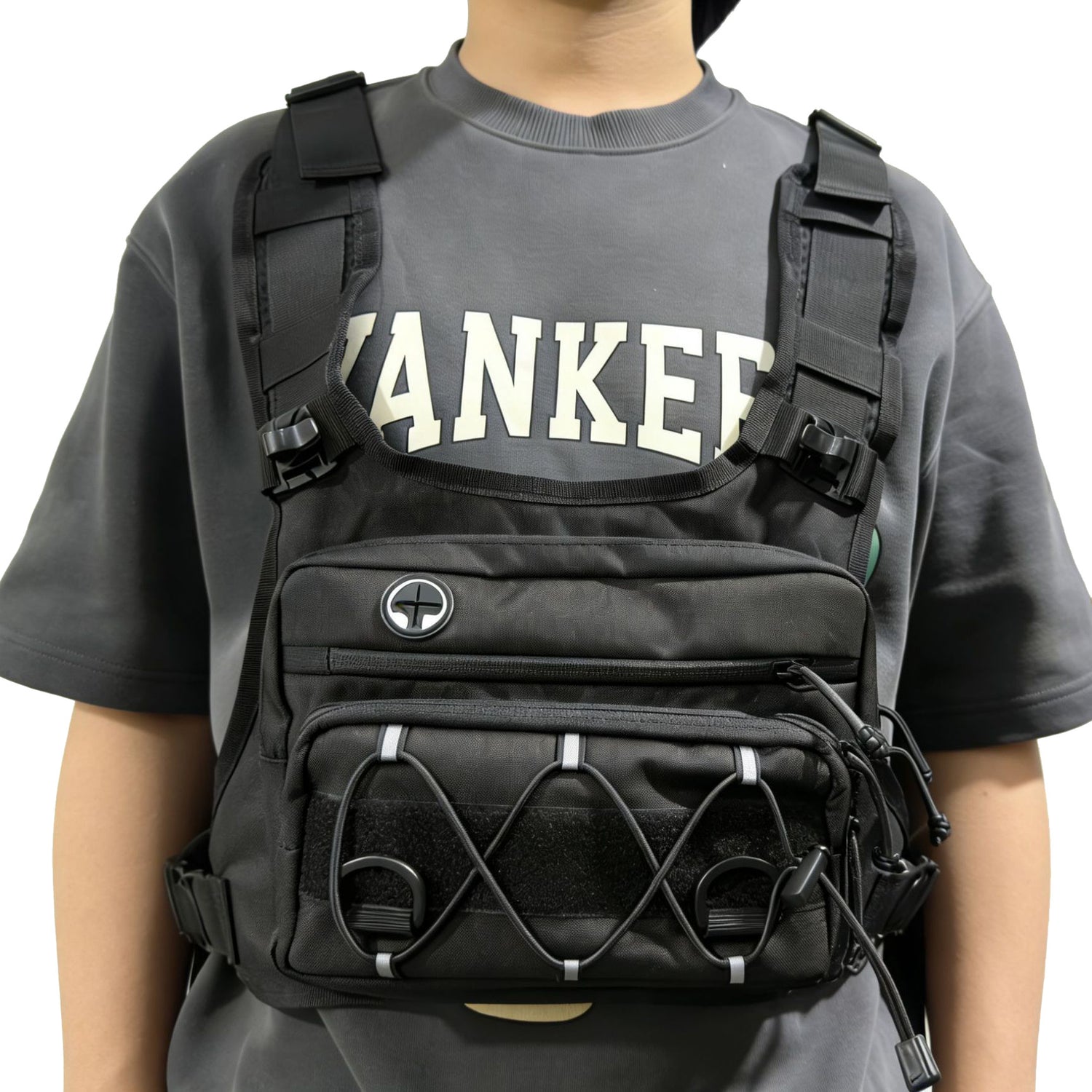 Multi-Functional Tactical Chest Bag with Hydration Pack