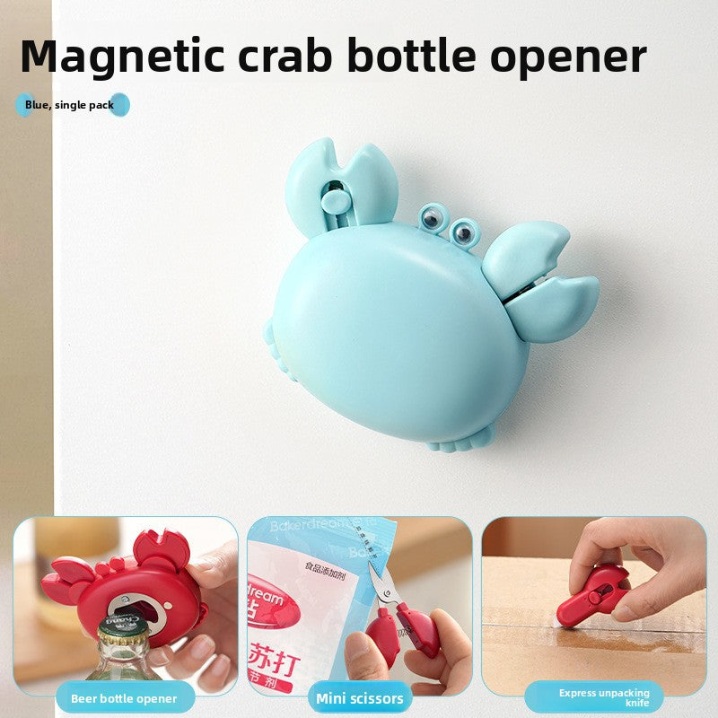 Multifunctional Crab Bottle Opener Tool