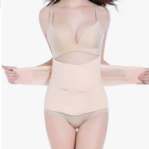 Postpartum Abdominal Belt with Velcro, Lightweight Waist Cincher Body Shaper