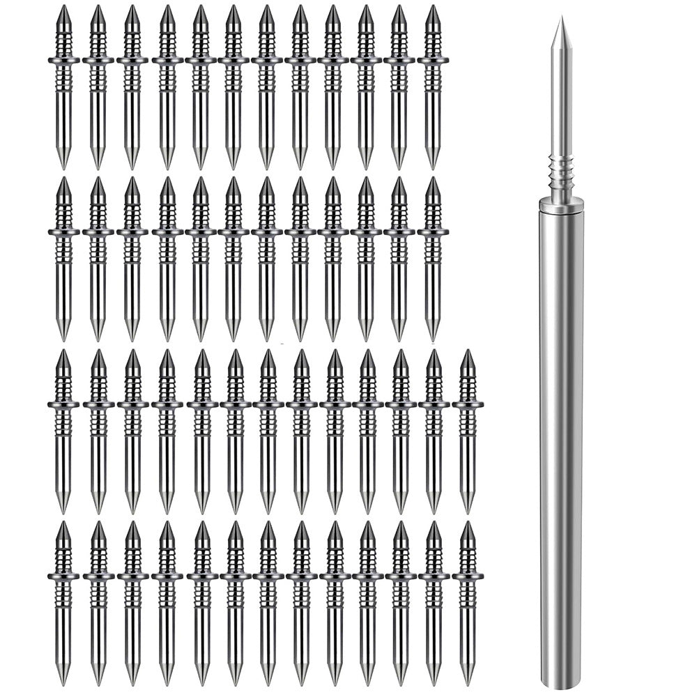 Double Headed Baseboard Seamless Nails with Installation Tool