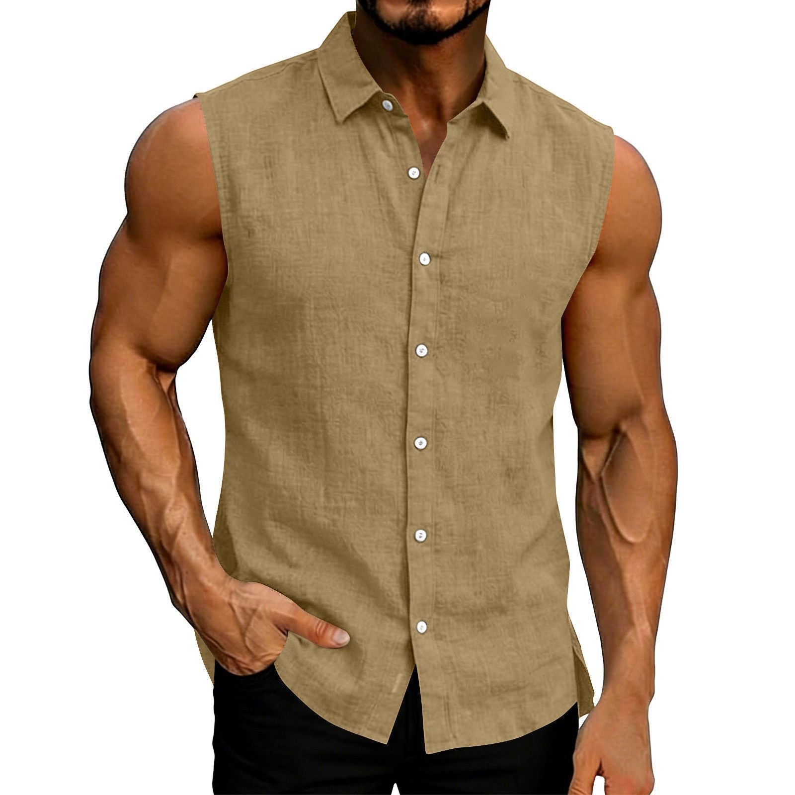 Mens Summer Sleeveless Vest