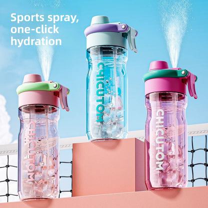 Large Capacity Sports Water Bottle High Temperature Resistant