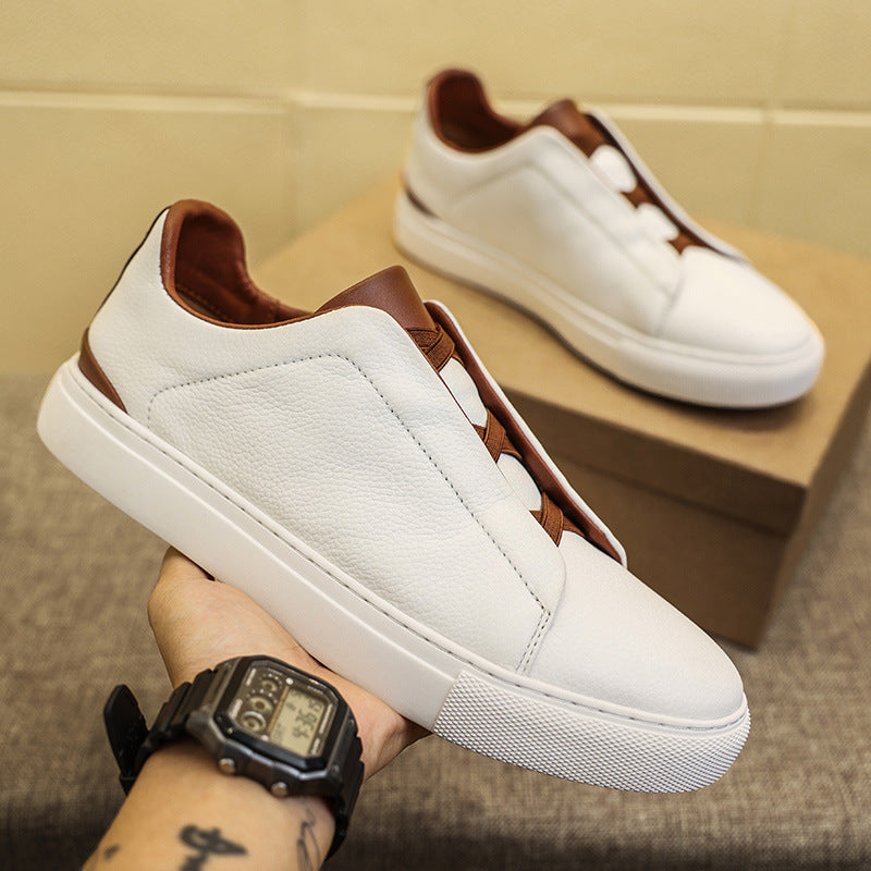 Mens Casual Leather Loafers