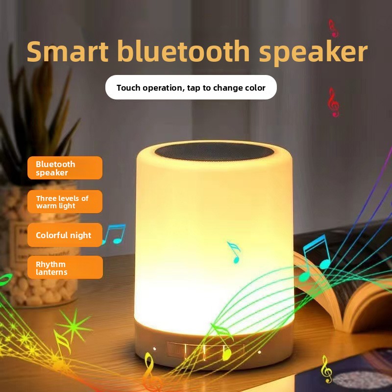 Creative Snap Light Bluetooth Speaker with Ambient Lighting, High-Quality Rechargeable