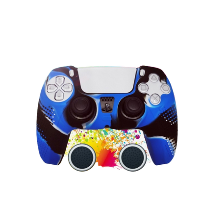PS5 Controller Silicone Protective Cover with Joystick Caps