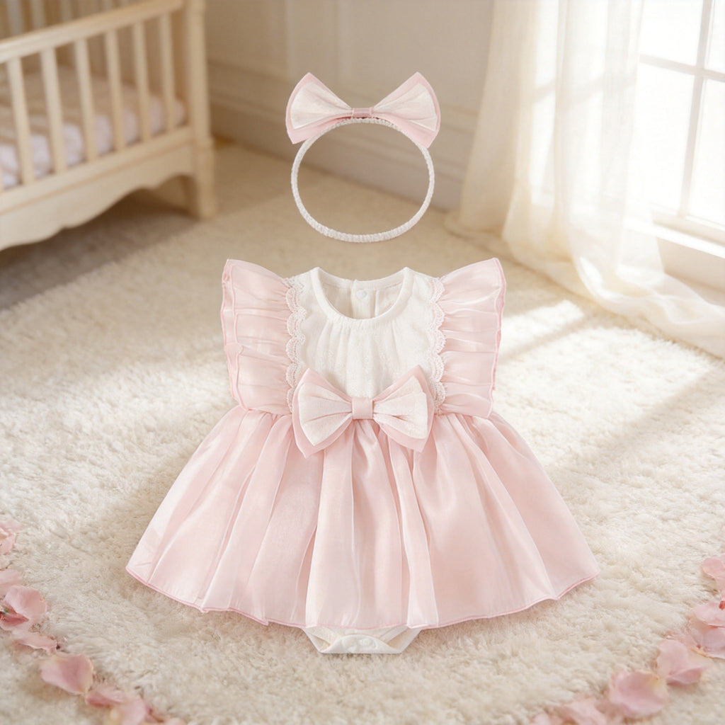 Children's Pure Cotton Princess Romper Dress