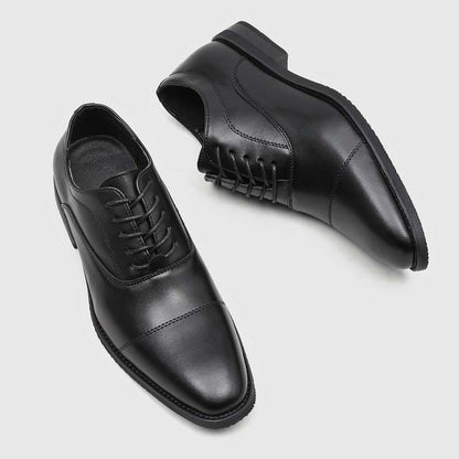 Elevating Casual Platform Leather Shoes