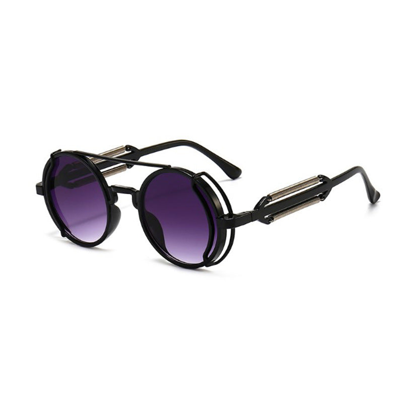 Double-spring-leg glasses